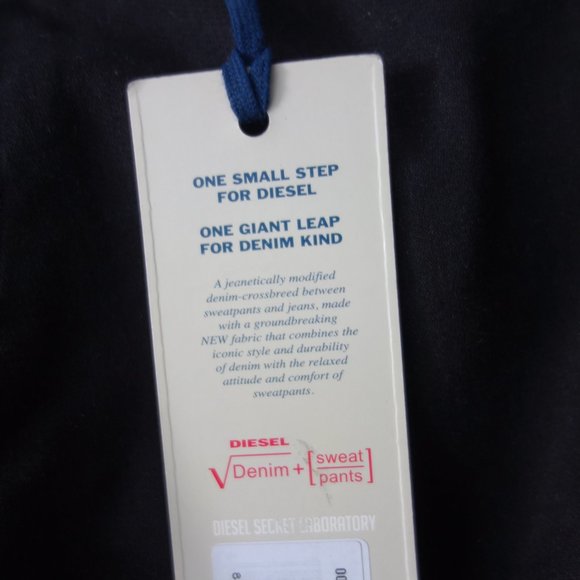 Diesel Black Bakari Jogg Jeans Size 30 - Picture 7 of 16